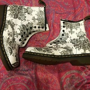 White Limited Edition Doc Martens